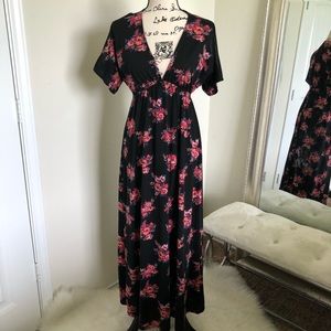 Floral forever 21 maxi dress